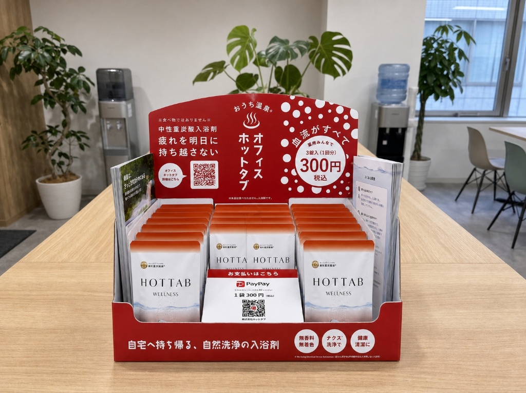 帰宅後のバスタイム - オフィスホットタブで仕事終わりをリセット